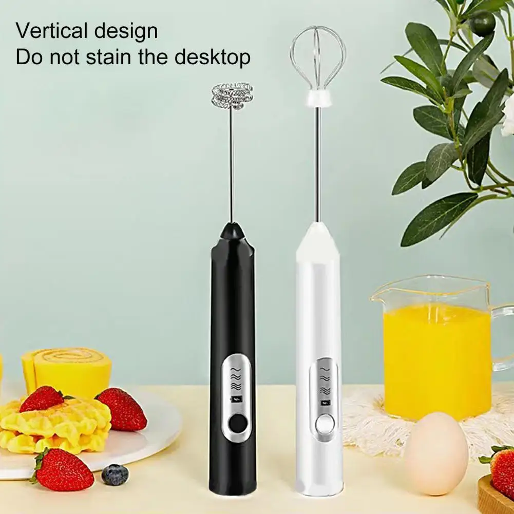 

Rechargeable Handheld Electric Coffee Milk Egg Beater Whisk Frother Mixer Foamer Stirrer Whisk for Coffee Milk Drink Kitchen Too