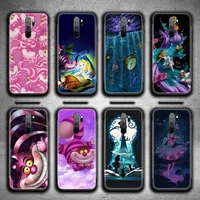 alice in wonderland phone case for redmi 9a 9 8a note 11 10 9 8 8t pro max k20 k30 k40 pro