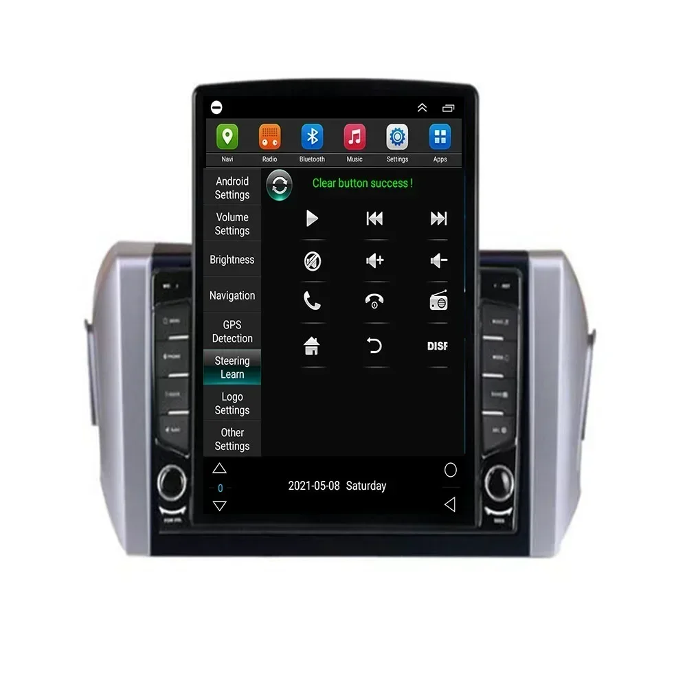 Android 13 для TOYOTA INNOVA 2015 2016 2017-2035 Tesla Style Вертикальный автомобильный радиоприемник