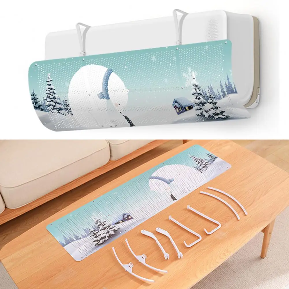 

Adjustable Air Conditioning Wind Deflector Baffle Household Anti-direct Blowing Air Windshield Hanging Air Conditioner Cover