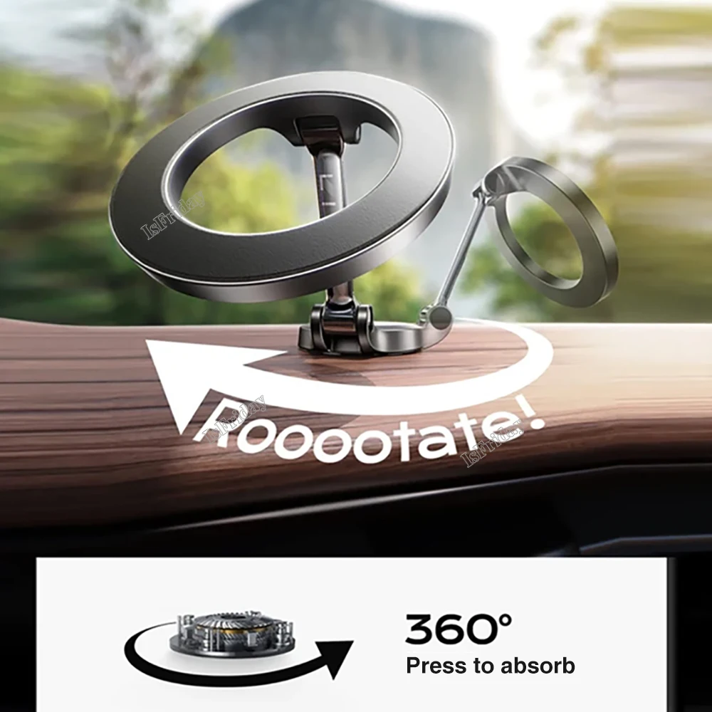 Магнитный автомобильный держатель для телефона Joyroom полностью Металлическая