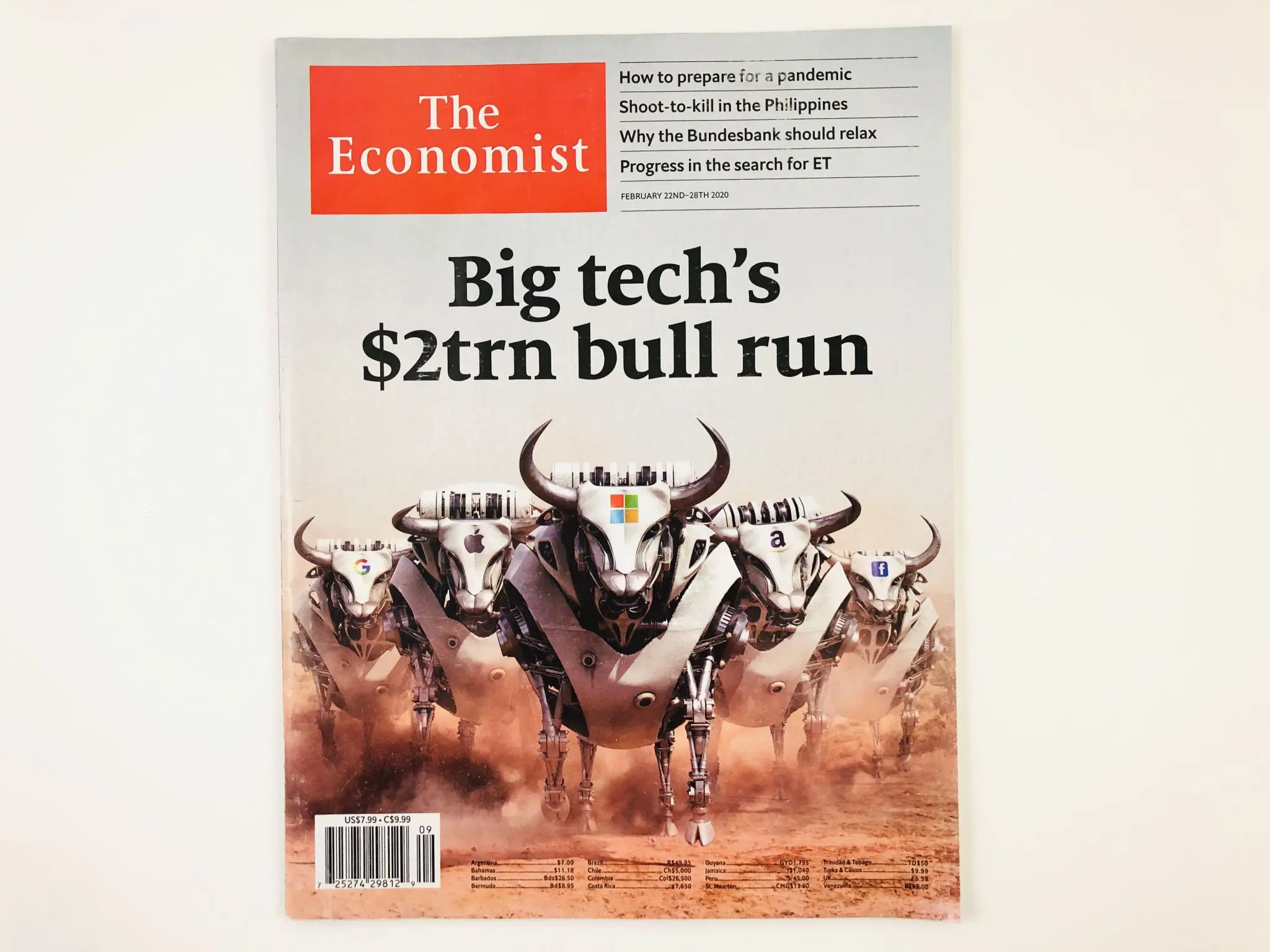 The Economist: February 22nd-28th 2020 (Журнал Экономист). Big tech’s $2trn bull run |