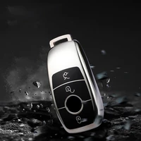 soft tpu car key cover for mercedes benz 2017 e class w213 2018 s class key holder auto accessories shell bag protect case