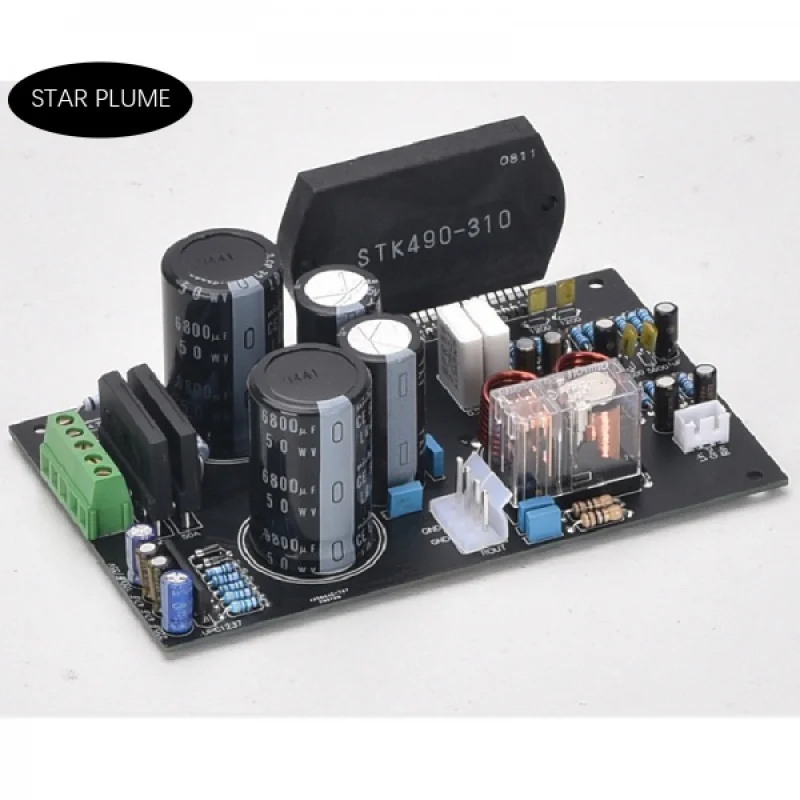 

60WX2 HIFI power amplifier finished board for high and low voltage power supply H class STK490-310 thick film circuit