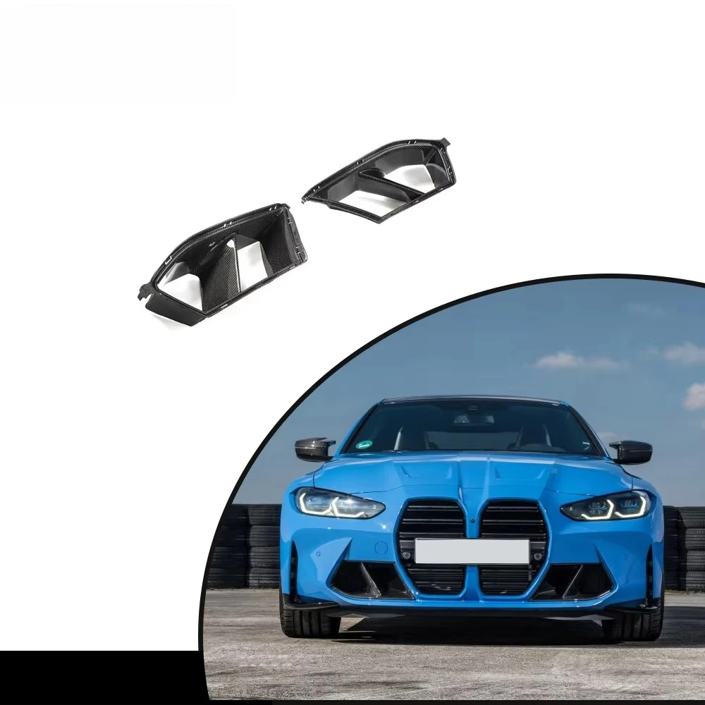 Фото Накладки на передний бампер из карбона с индивидуальной настройкой для BMW G82 M4 2020- №2
