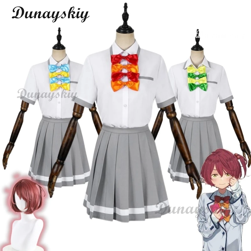 Аниме Makeine слишком много потеряющихся героев Анна янами Косплей Костюм Чика