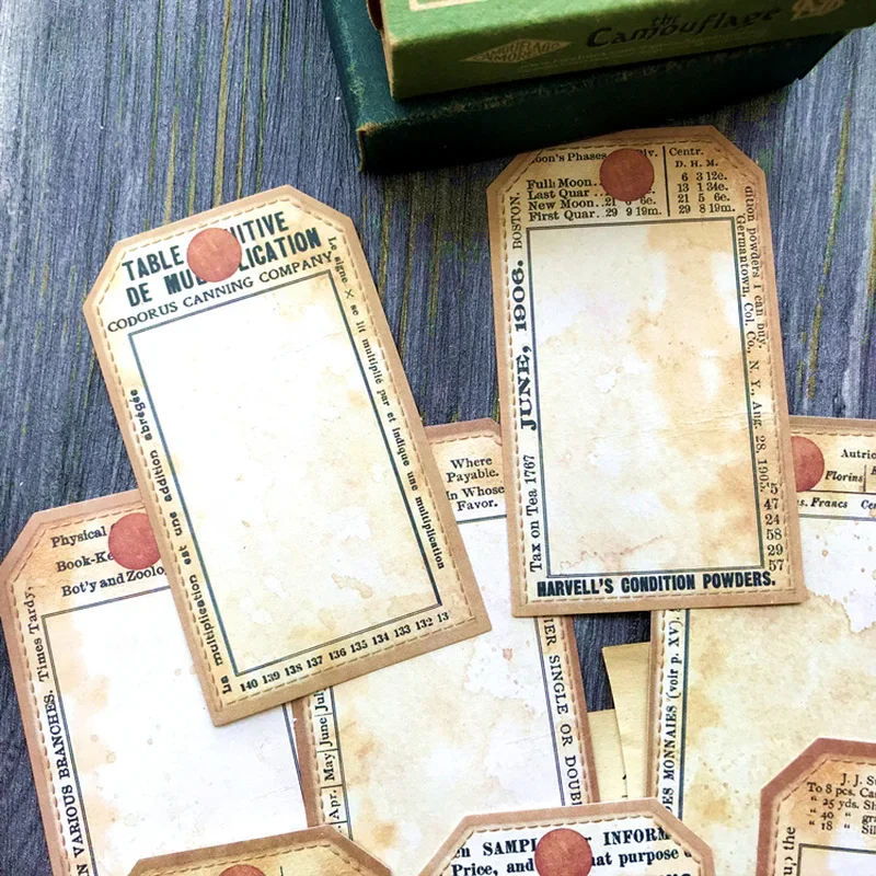 Винтажные наклейки Tim Holtz для скрапбукинга 8 шт