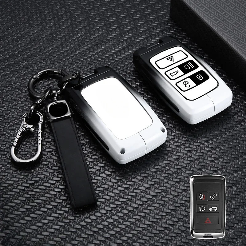 Чехол для автомобильного брелка из цинкового сплава ТПУ Land Rover Range Evoque Sport Freelander 2