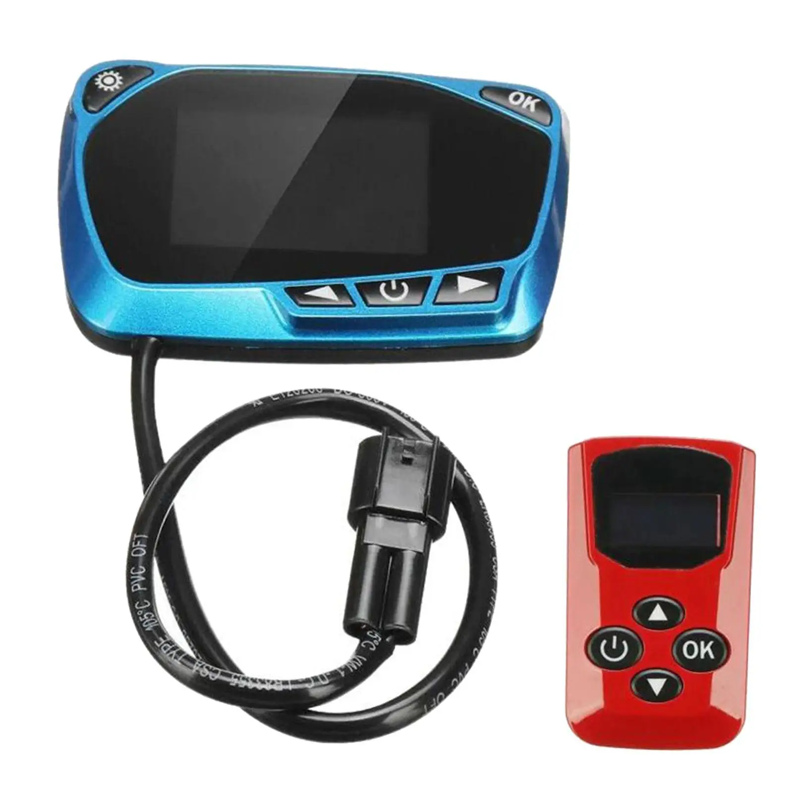 12 В 24 в автомобильный нагреватель ЖК-переключатель контроллер легко установить