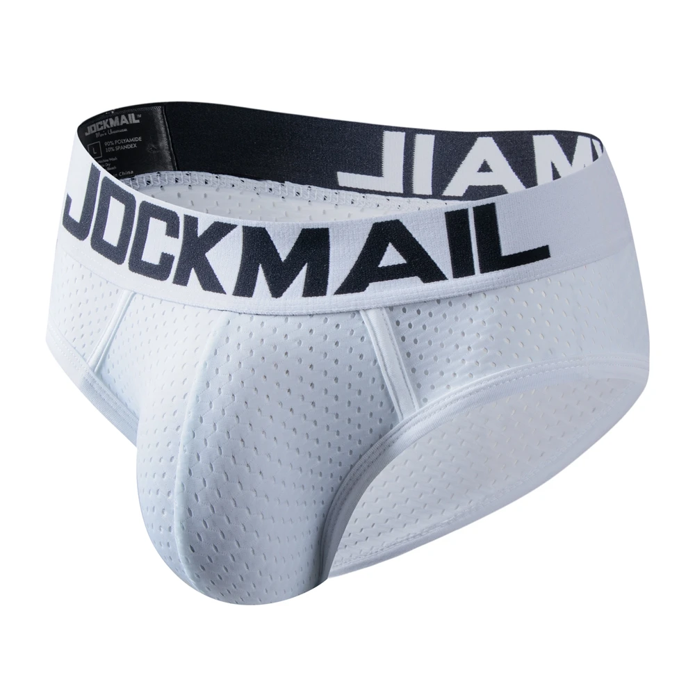 Трусы-брифы JOCKMAIL мужские сетчатые, пикантное нижнее белье, трусы ...