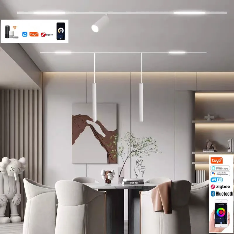 Умная магнитная направляющая для стены Zigbee