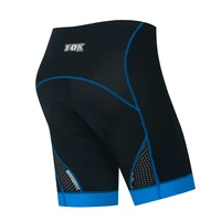 fox cycling team high quality sponge pad shorts mountain bike breathable men elastic interface ropa ciclismo bicycle short pant