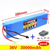 36v 30ah 10s3p 18650 lithium battery pack 600watt 20abms t plug for xiaomi mijia m365 pro electric bicycle scoot large capacity