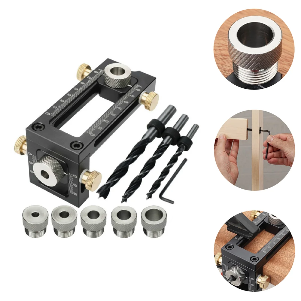 

1 Set of 13 Pcs Woodworking Hole Puncher Hole Locator Wood Working Tool