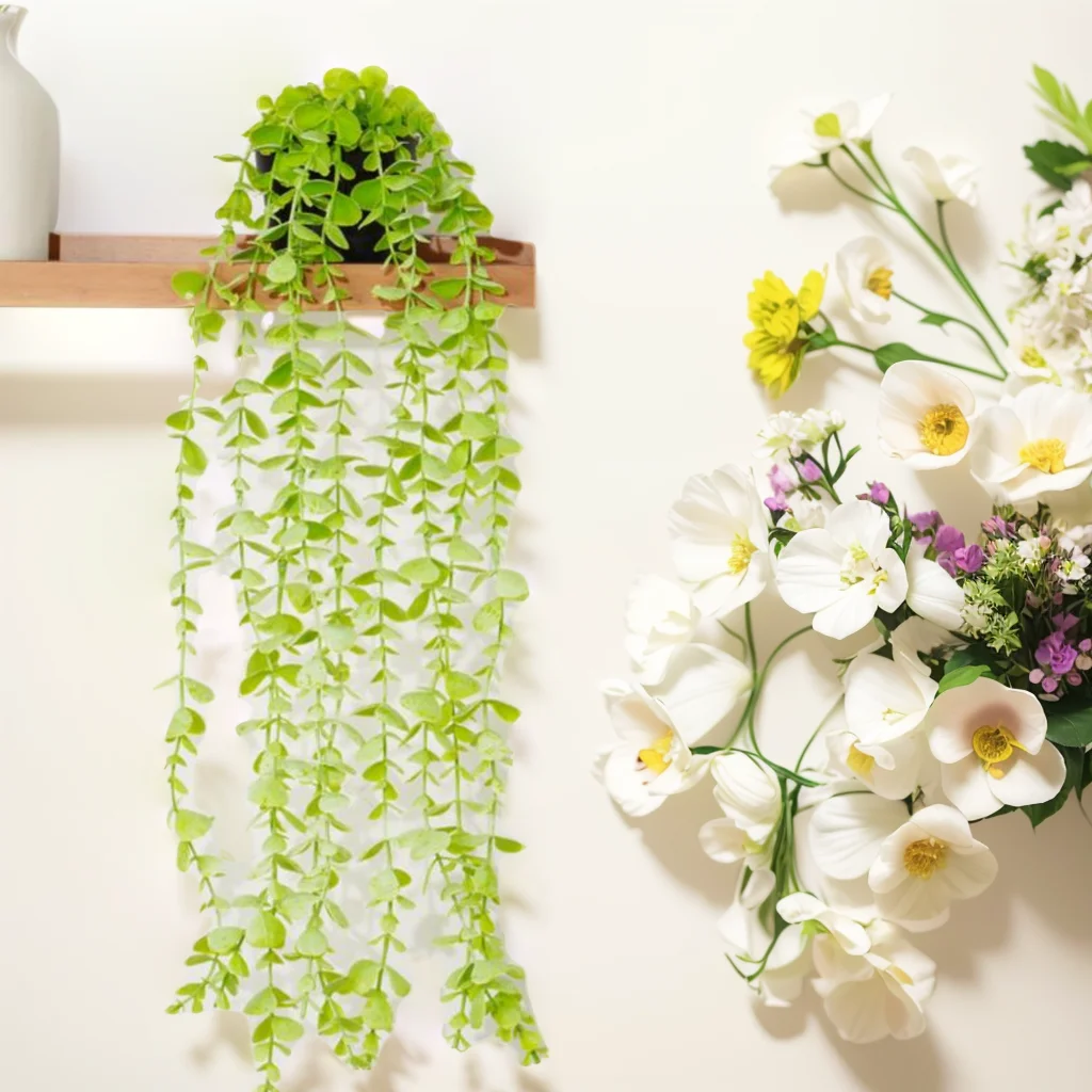 Искусственные растения лоза подвесной плющ папоротник трава зелень растение