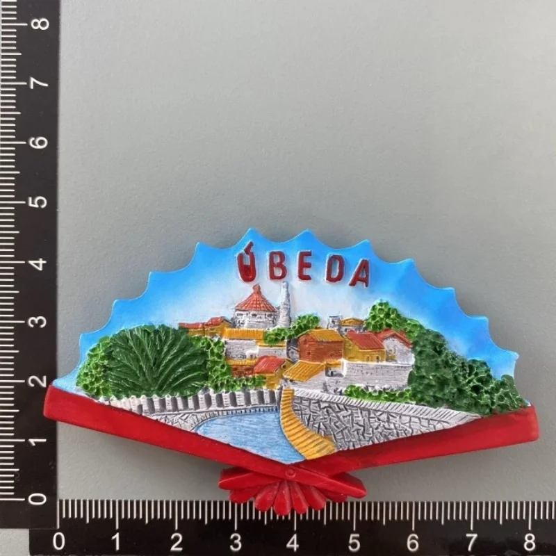 Фото 3D-магнит на холодильник из смолы с изображением испанского города, сувенир, наклейка для путешествий, украшение для дома, подарок №2