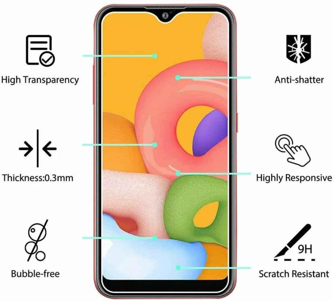 

Ultra-Clear Screen Protector For Xiaomi Mi M3 Pro 11X X3 NFC X3 10T Pro 10i F3 X3 GT 11 Lite Case-Friendly Anti-Scratch Shield