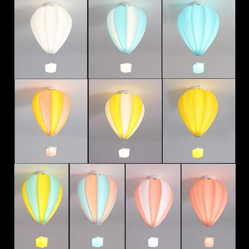 Цветной воздушный шар потолочный светильник для детской комнаты уникальный