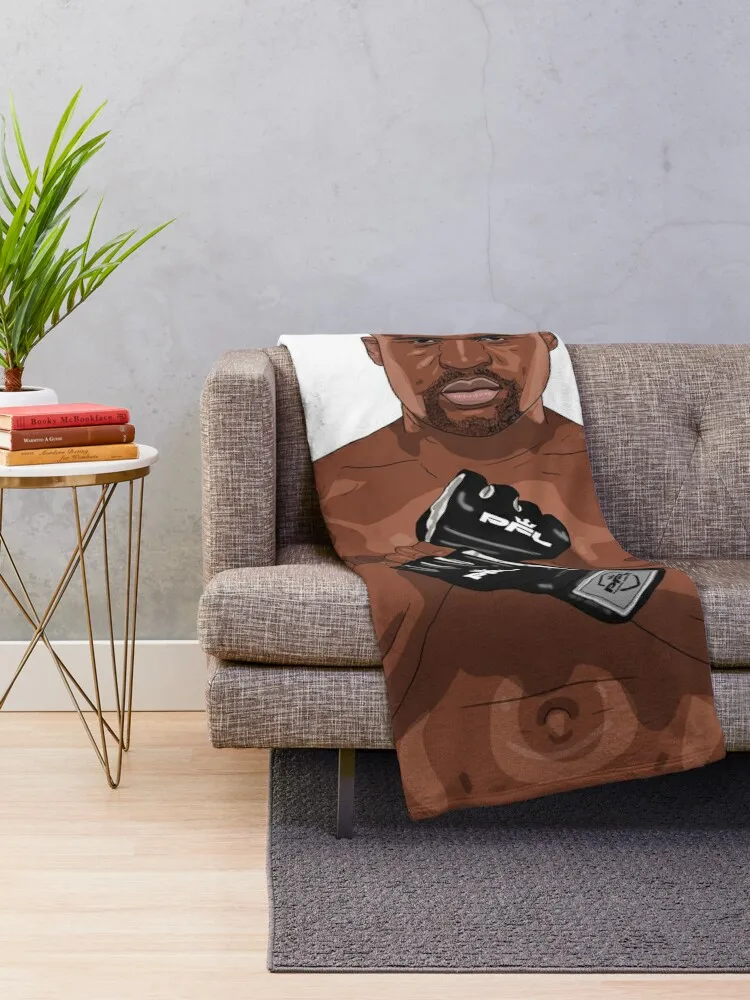 Фрэнсис Ngannou PFL Художественный дизайн Плед Фланелевая ткань Постельное белье