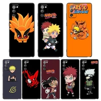 anime cartoon naruto phone case for samsung a7 a52 a53 a71 a72 a73 a91 m22 m30s m31s m33 m62 m52 f23 f41 f42 5g 4g tpu case