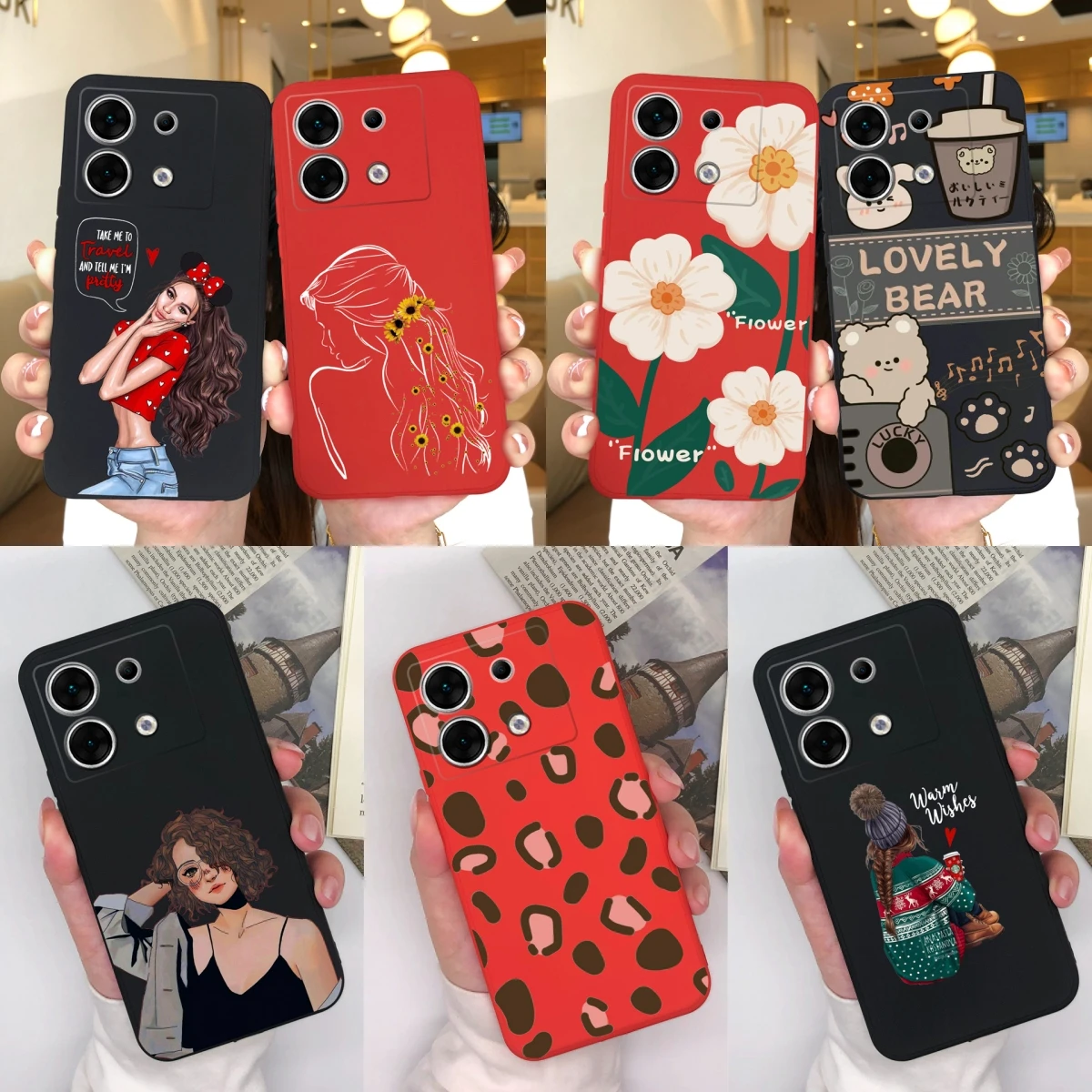 Чехол для Infinix Zero Ultra 30 красивая девушка цветок силиконовый защитный чехол