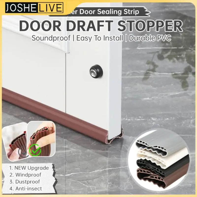 

Weatherstrip Soundproof Door Blocker Strips Noise Stopper Sealing Strip Weather Stripping Flexible Draft Stoppers Hot Soundproof