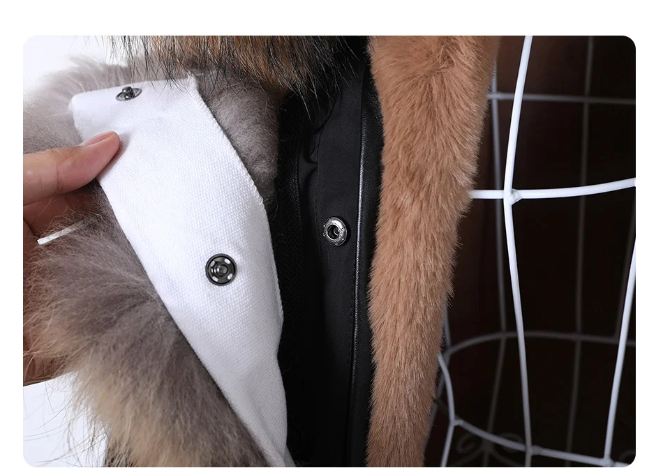 2022 New Fashion Winter Jacket Women Long Parka Real Fur Coat Natural Fox Fur Collar Hood Warm Streetwear Detachable Waterproof