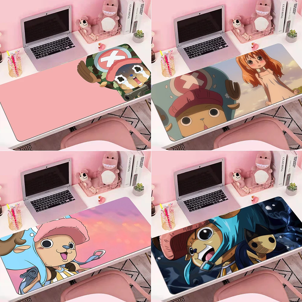 

One Piece Japan Anime Luffy Tony Chopper Laptop Computer Mousepad XL Large Gamer Keyboard PC Desk Mat Computer Tablet Mouse Pad