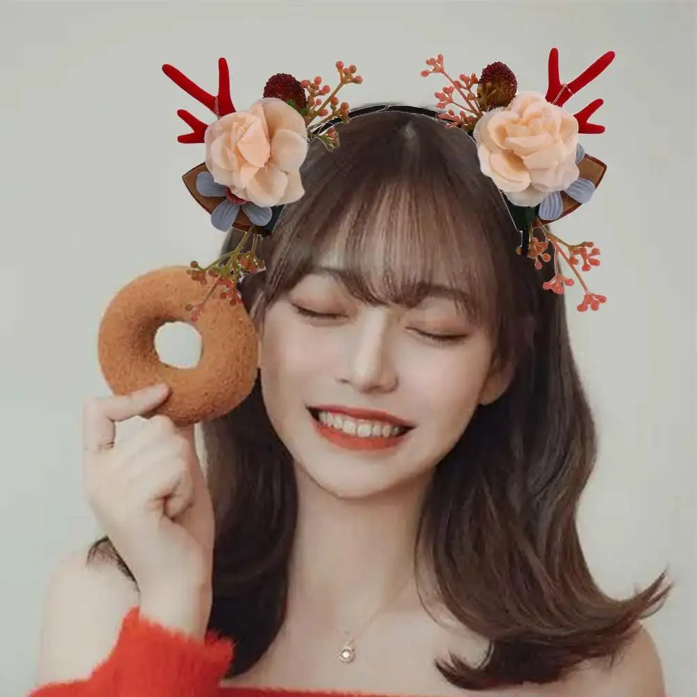 Рождественский обруч для волос светодиодный светильник игрушка украшения