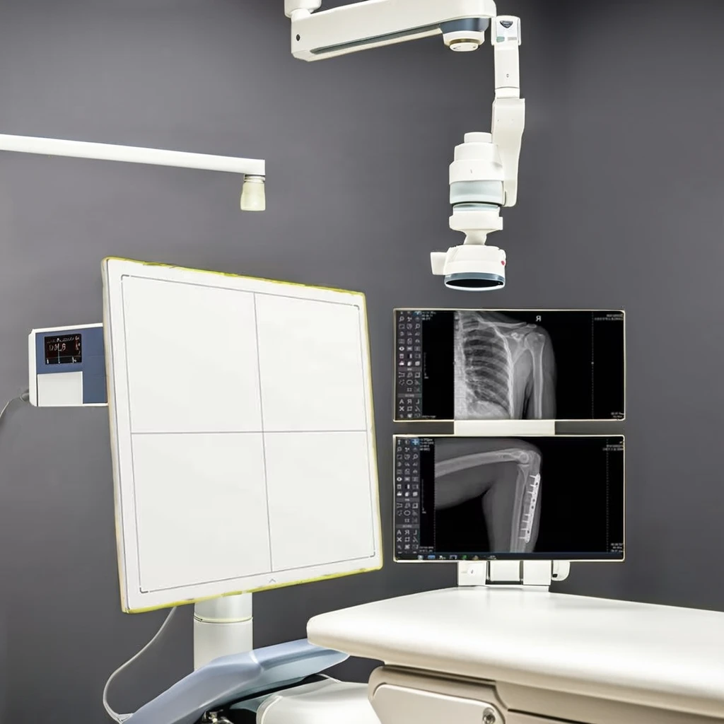 Плоский панельный детектор X Ray DR для больничной медицинской диагностической