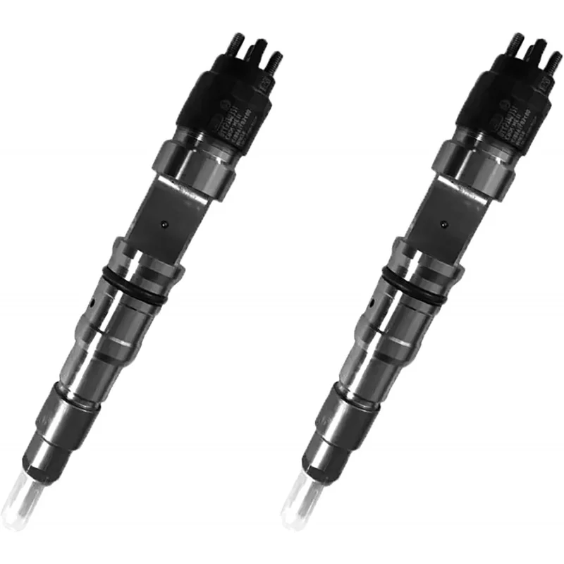 2 шт. Топливная форсунка Common Rail 0445120180 0445120143 Совместима с Navistart 13.0L G13 CAT 2008 2009