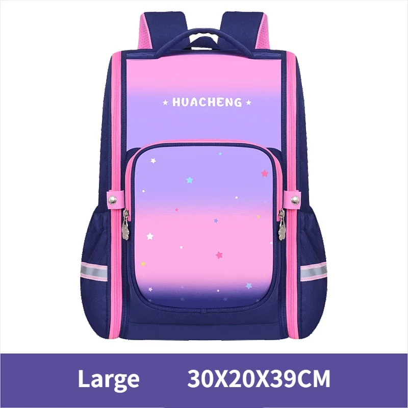 Gradient Color Children Cute Universe Fashion Large Capacity Backpacks New Primary Girl Boy Cartoon Schoolbags for Students Hot