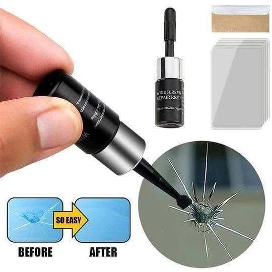 DIY Car Window Repair Tools Car Windshield Repair Tool Window Glass Curing Glue Auto Glass Scratch Crack Restore Kit 1Set