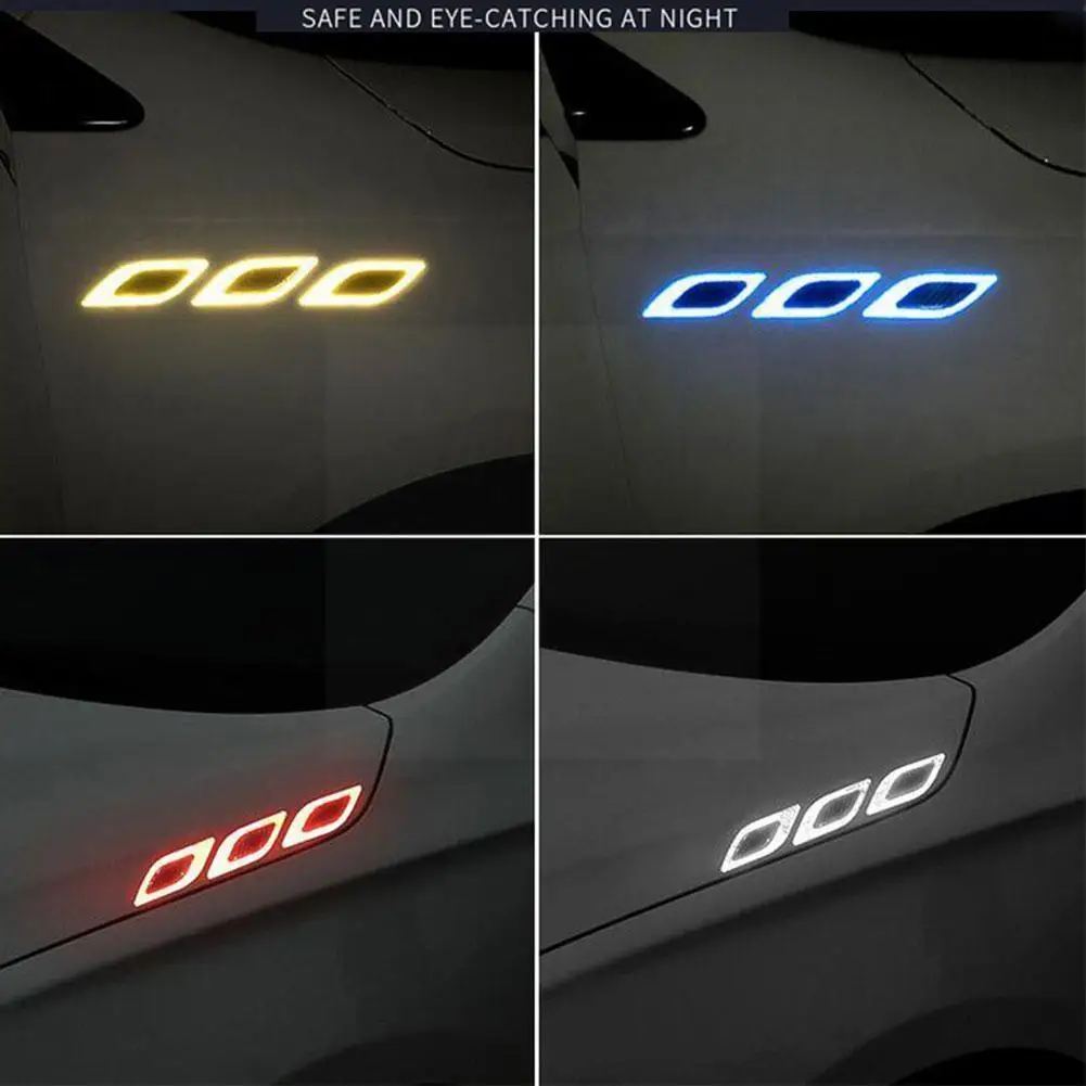 

Автомобильный отражатель, защита от царапин, бампер, предупреждающая наклейка для автомобиля, дверь, 5 дюймов, ручка колеса грузовика, цветн...