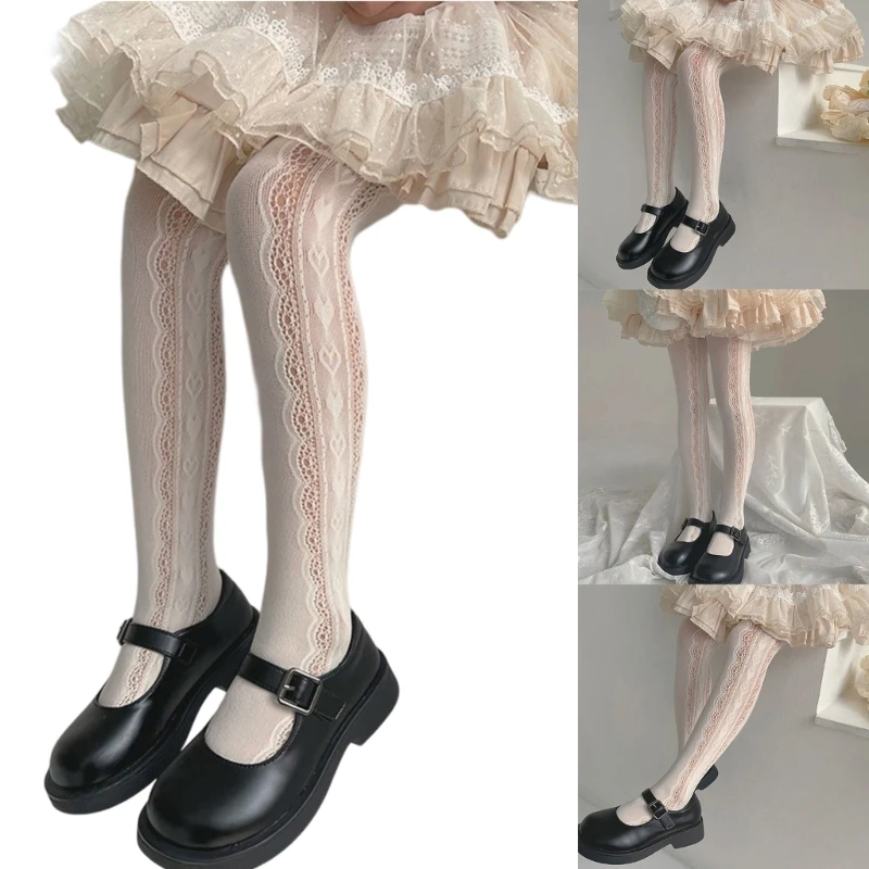 

Lovely Kids Pantyhose Fishnet Stockings Ballet Dance Tights Children Fishnets Hosiery Mesh Stockings Korea Style Socks A2UB
