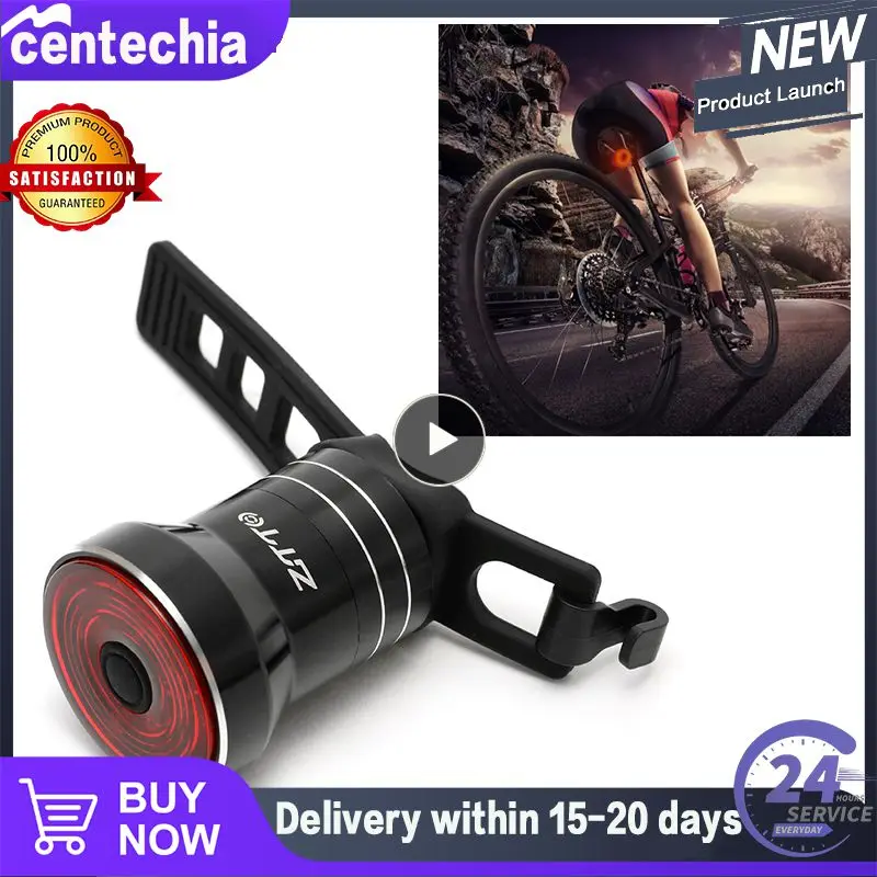 

ZTTO Bicycle Intelligent Sensor Brake Lights Cycling Bike Taillight USB Charging MTB Road Waterproof Rear Bike Light