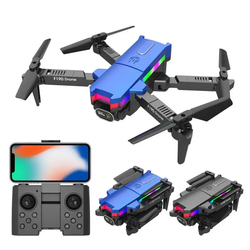 

F190 Drone 4k Profesional WIFI HD Mechanical RC Helicopter Mini Drone 4K HD Camera Altitude Hold WIFI FPV Adult Quadcopter