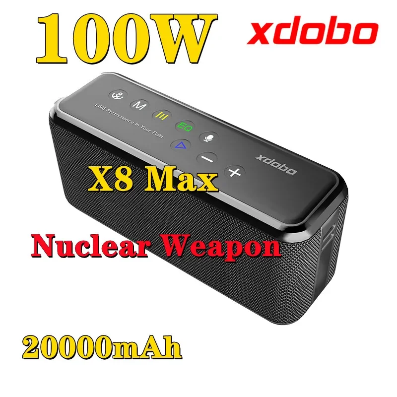Беспроводная Bluetooth-Колонка Xdobo X8 max, 100 Вт, 20000 мАч