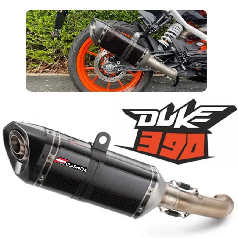 

NEW2023 DUKE 390 Slip On Exhaust For DUKE390 250 DUKE 125 RC 390 125 RC390 2016-2018 Motorcycle Exhaust Muffler Escape Middle Pi