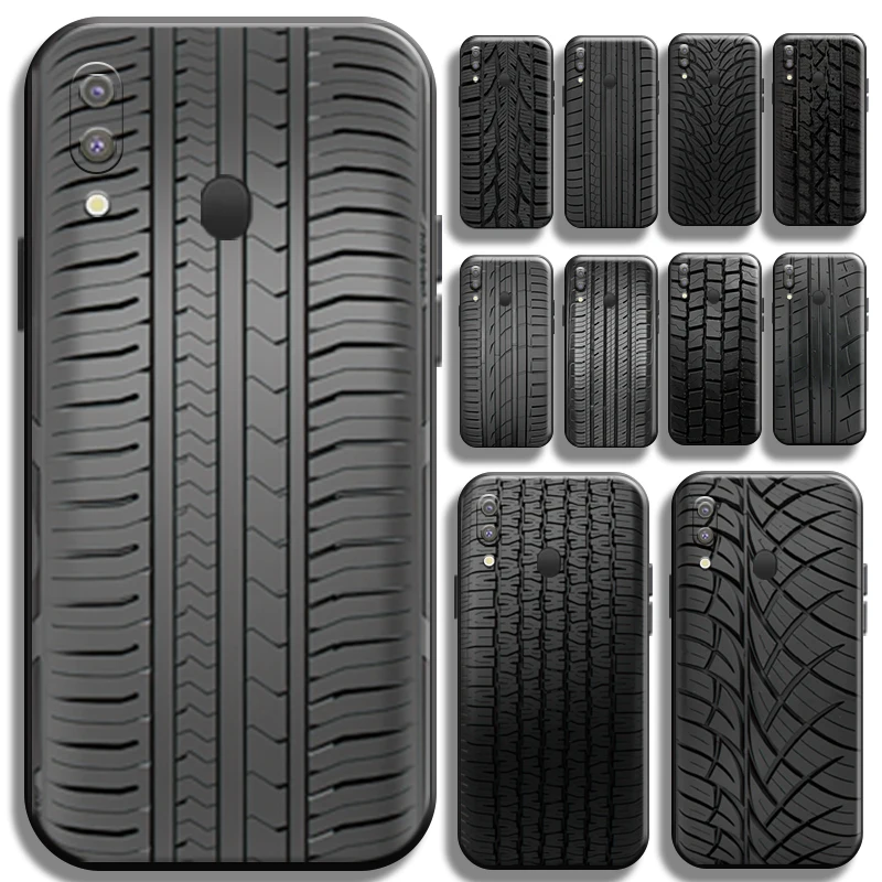 

Black Tyre Tread Texture For Samsung Galaxy M20 Phone Case Soft Full Protection Funda Cover Cases Carcasa Shockproof