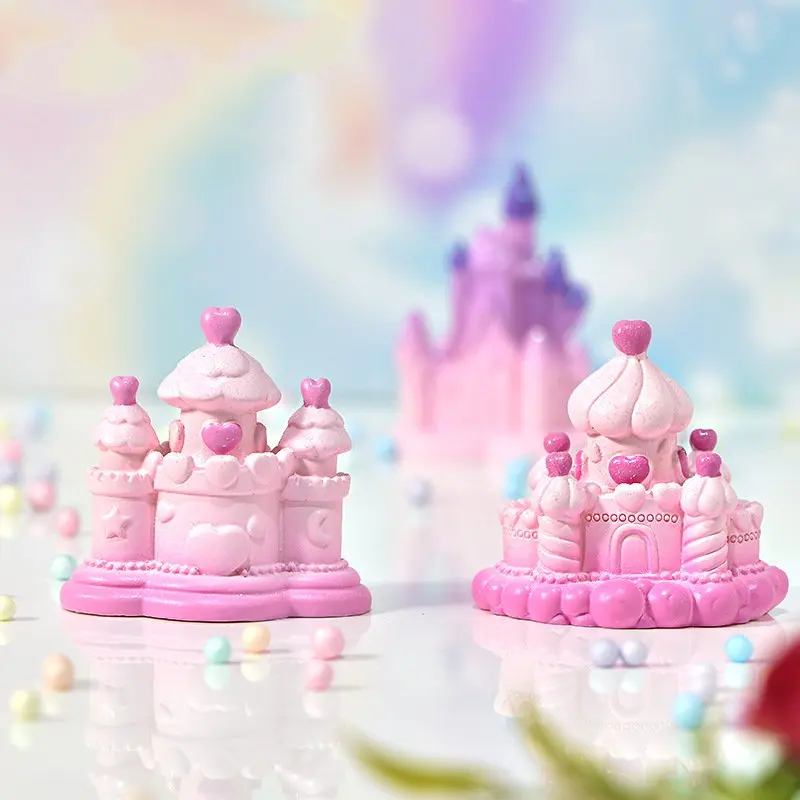 

Сказочный замок украшение торта микро пейзаж мечта искусственная Смола ремесла аксессуары для дома и рабочего стола