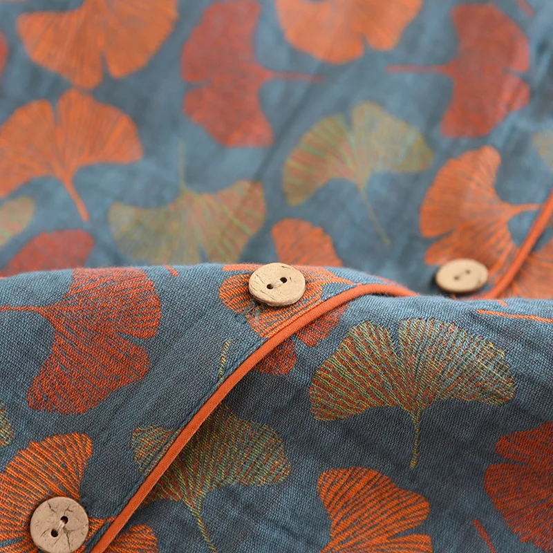 Casual Summer Pajamas Woman Loose Sleepwear Women's Pajamas Free Shipping Retro Korean Women's Clothes Sets Cotton Spring Thin