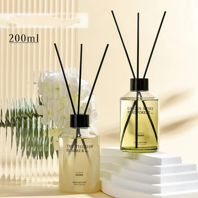 

200ml Bathroom Aroma Reed Diffuser Set,Toilet Deodorant Aromatherapy for Home Decoration Air Freshener Birthday Gifts
