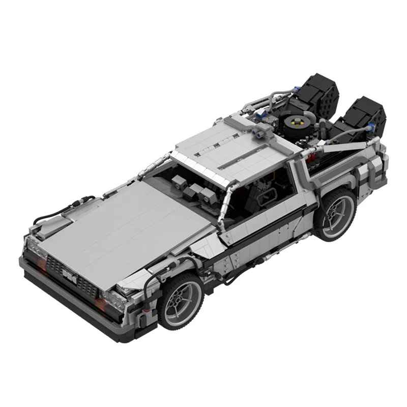 

Аксессуары назад в фьючерное время автомобиль машина игрушка Delorean часть фильма металлический сплав строительные блоки модель игрушка подарок для детей 2583 шт.