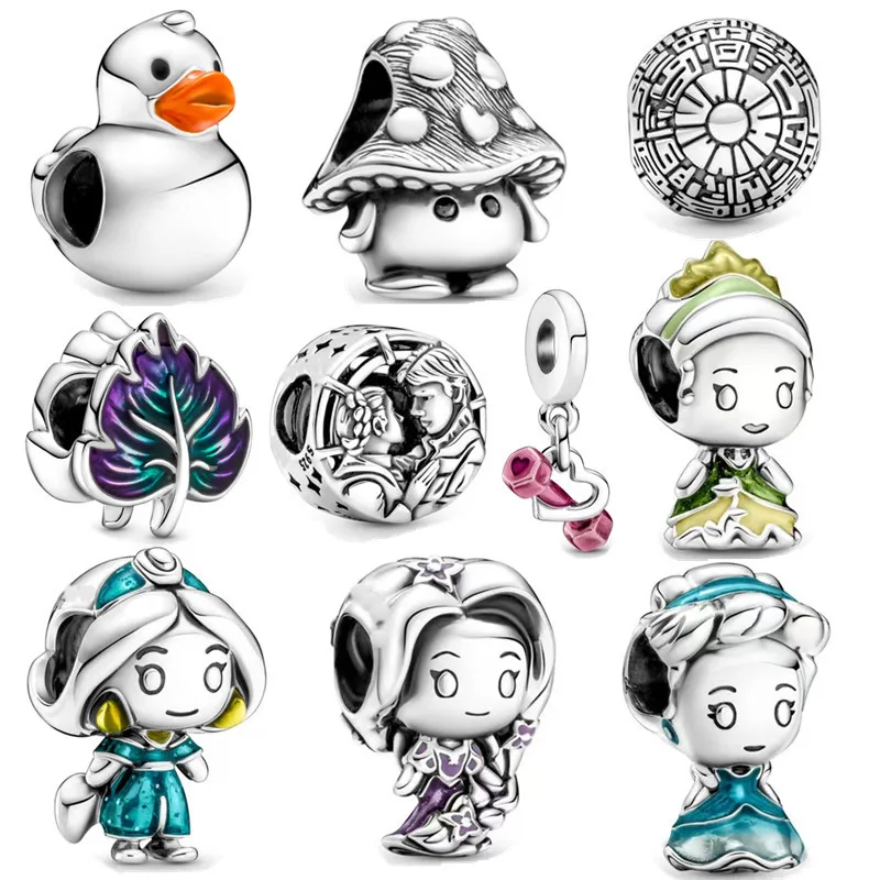 

Подвеска «сказочная принцесса» из серебра 100% пробы для браслета charm