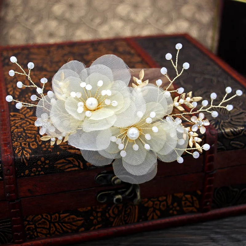 Заколки для волос в форме цветка шампанского золотистые шпильки заколки женщин и