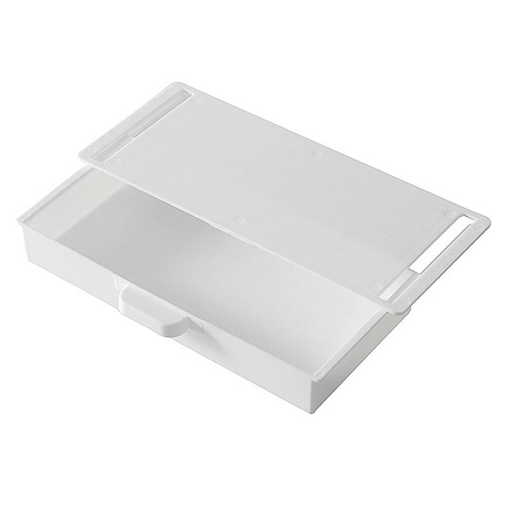 

1pc Self Stick Pencil Tray Desk Table Storage Drawer Organizer Box Under Desk Stand Table Drawer Box Under-Drawer Storage Box