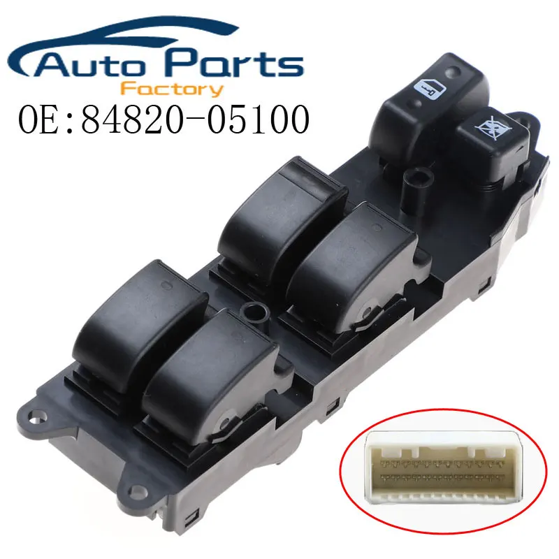 

84820-05100 Power Window Switch For Toyota Avensis 8482005100 84802-05210 Driver Side Window Control Switch