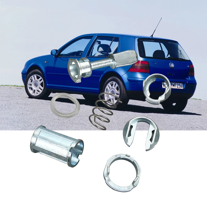 

Door Lock Cylinder Barrel Repair Kit Set For VW Mk4 Golf 4 Bora Front Right Left Door Lock Cylinder Barrel Repair Kit j17