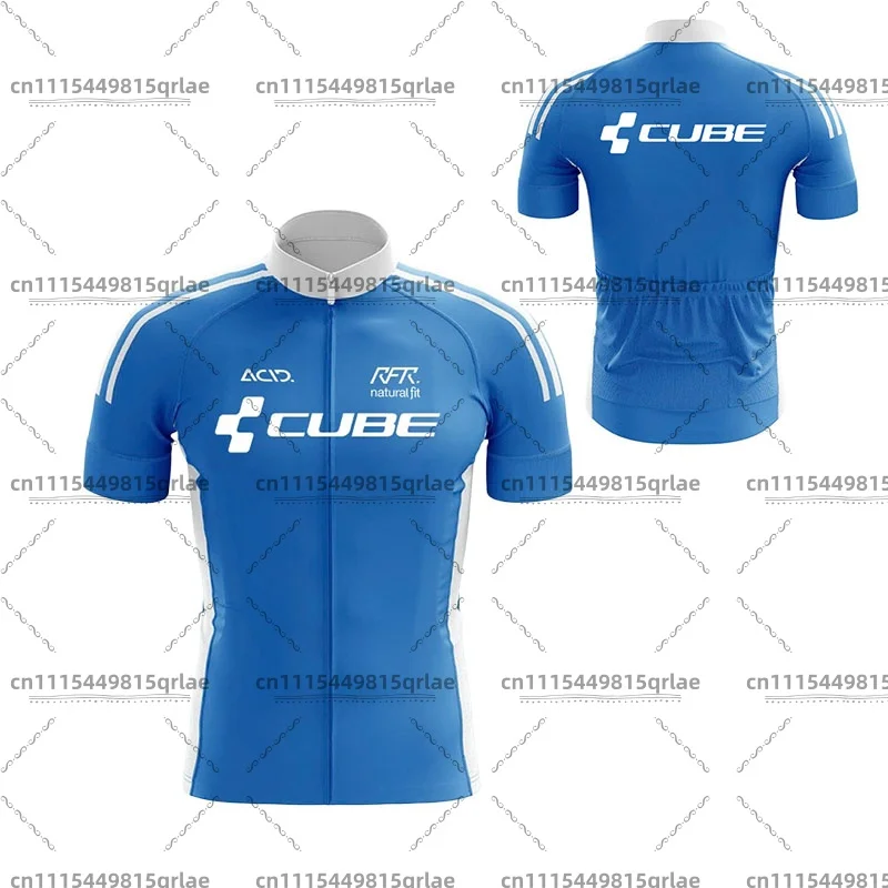 Фото Велосипедная форма Cube Pro Team 2026, летняя дышащая велосипедная одежда, мужская велосипедная одежда, шорты для велоспорта. №5